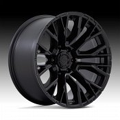 Fuel Rebar 6 D847 Blackout Custom Truck Wheels